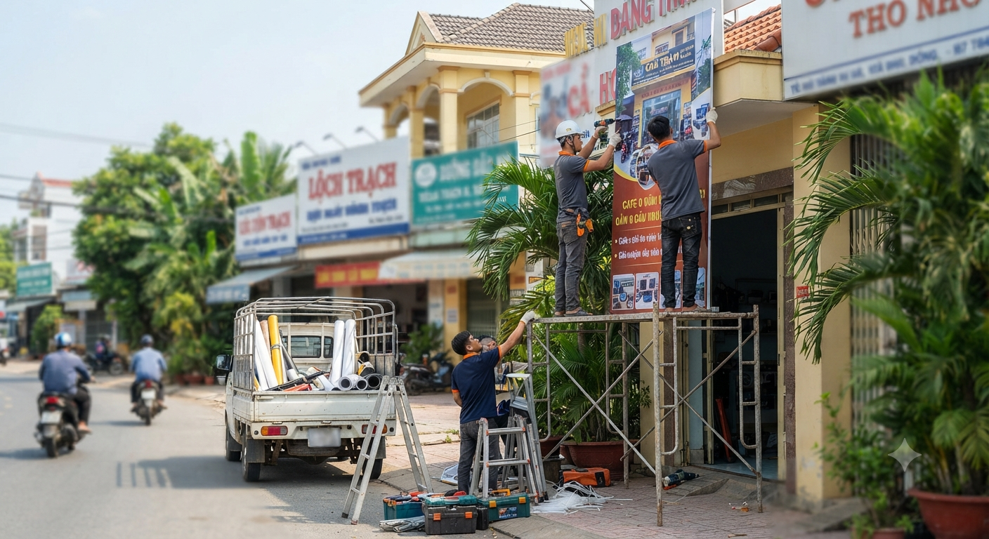 Quy chuẩn kích thước in băng rôn phổ biến theo từng vị trí treo